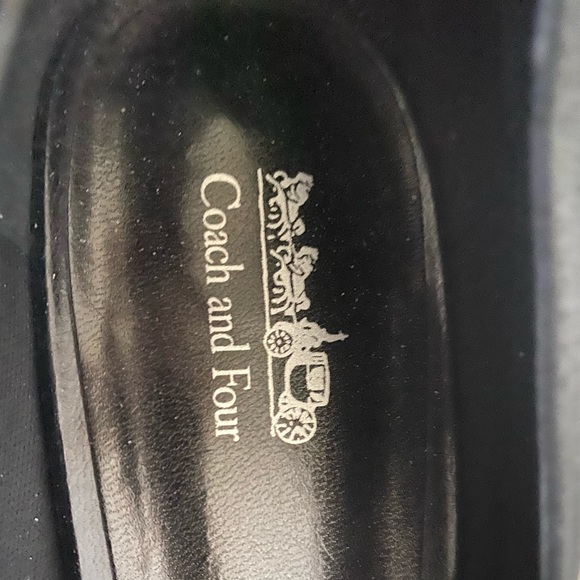 Coach and four stretchy black high heels size 9 - Picture 3 of 3
